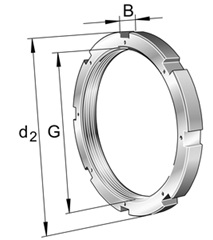 TUERCAS MANGUITO FAG KM22